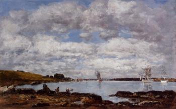 尤金 佈丹 Kerhorl, the Bay, Mouth of the River Landerneau